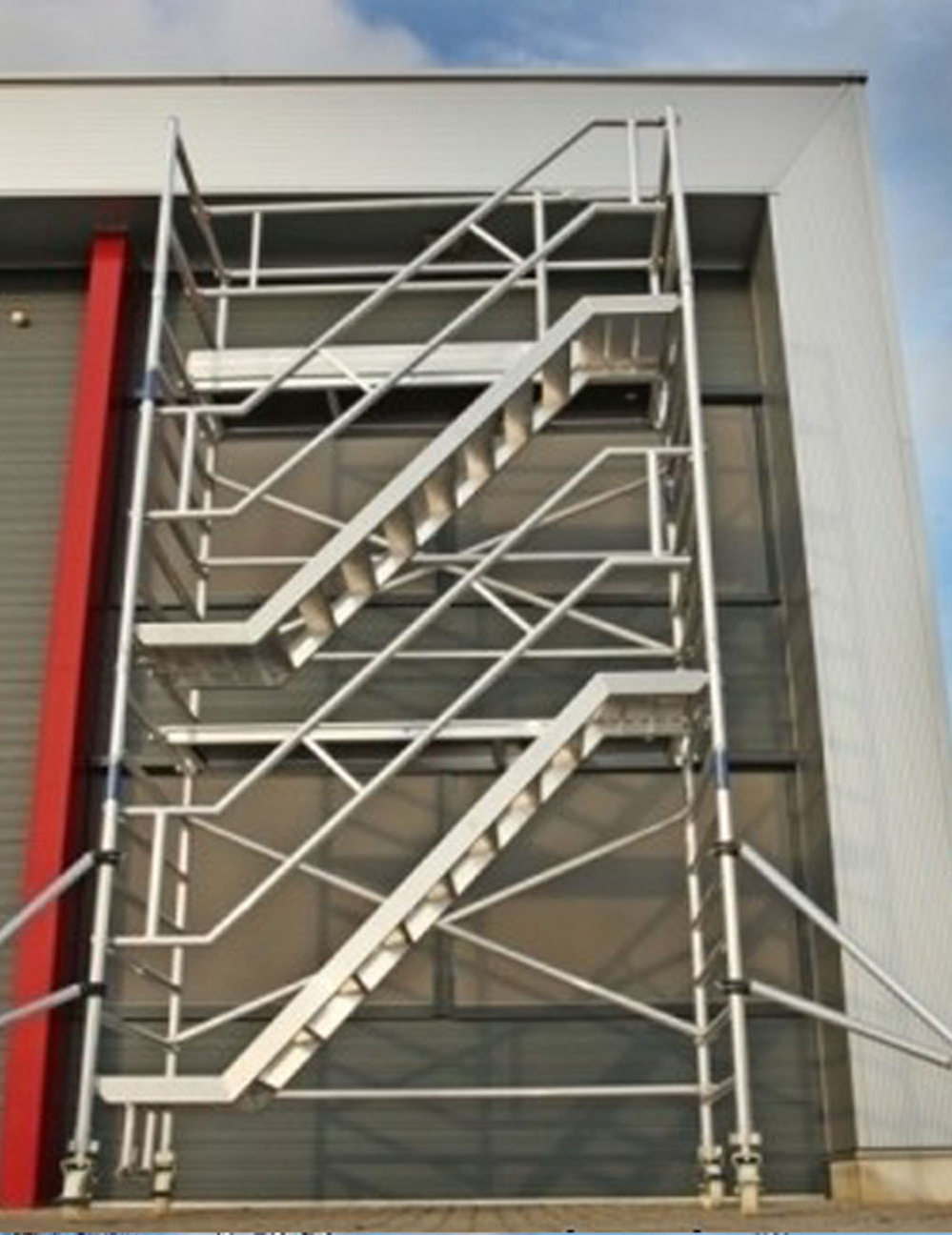 stairway scaffolding